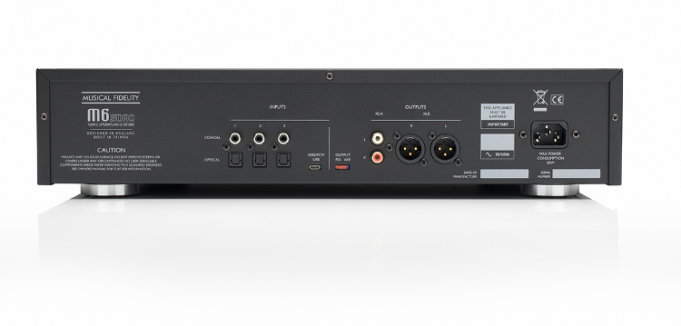 Musical Fidelity M6s DAC 32-bitowy przetwornik cyfrowo analogowy z obsługą DSD oraz wysokiej klasy wyjściem słuchawkowym