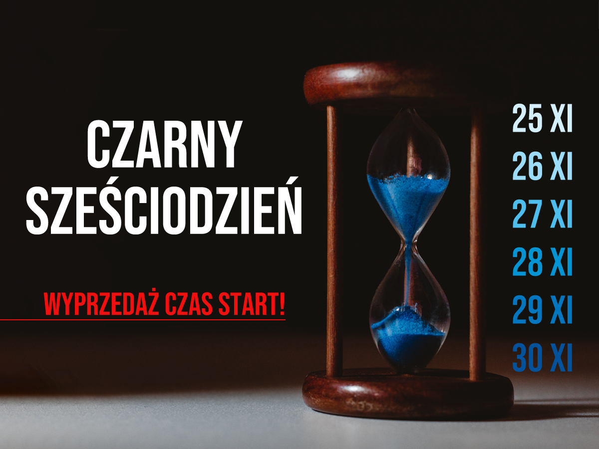 Czarny Sześciodzień Black Friday