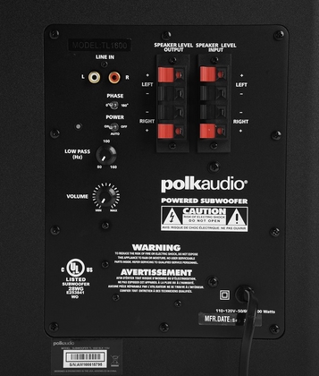 Polk Audio TL1600 Blackstone - test, recenzja, opinie